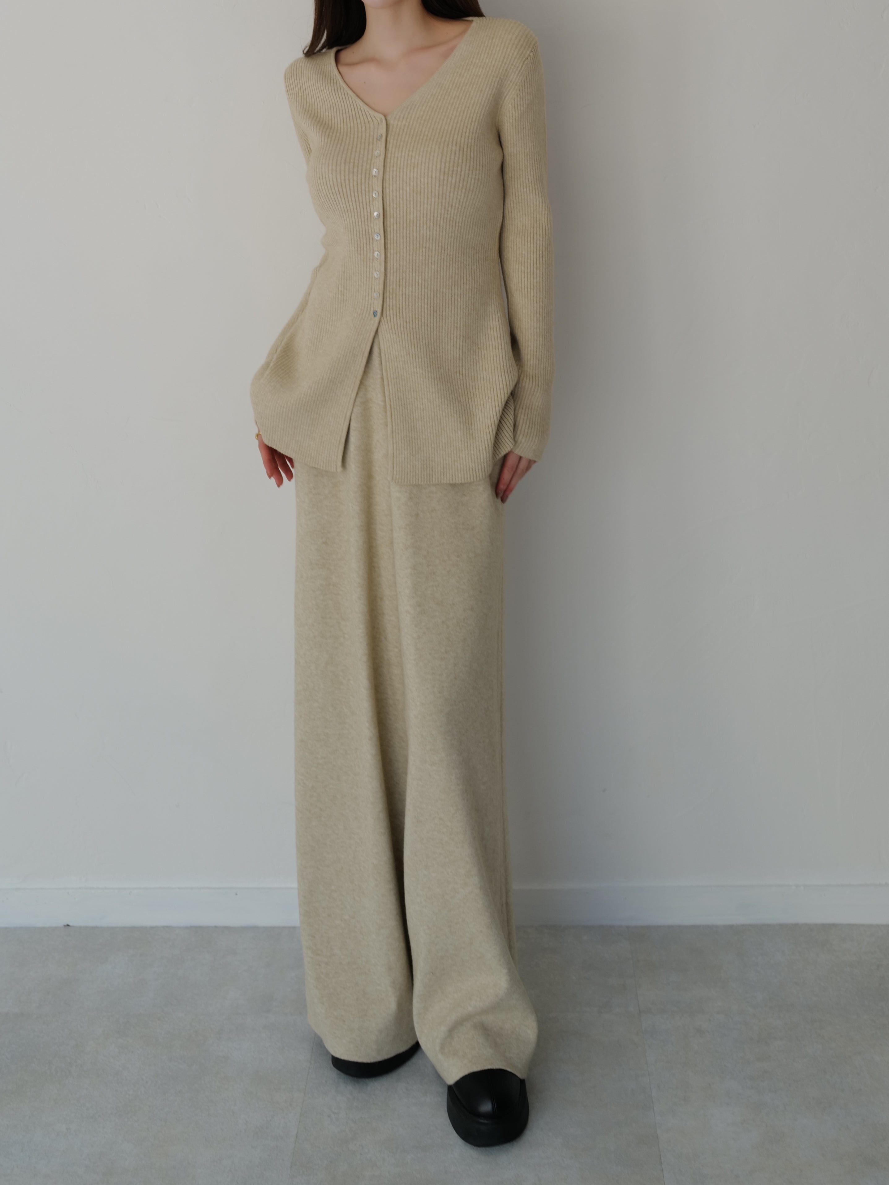 新品 maison celon v silhouette dress ivory 【公式通販】