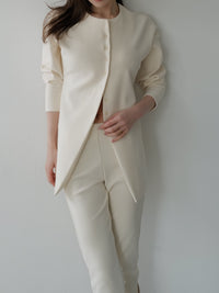 flare line button jacket
