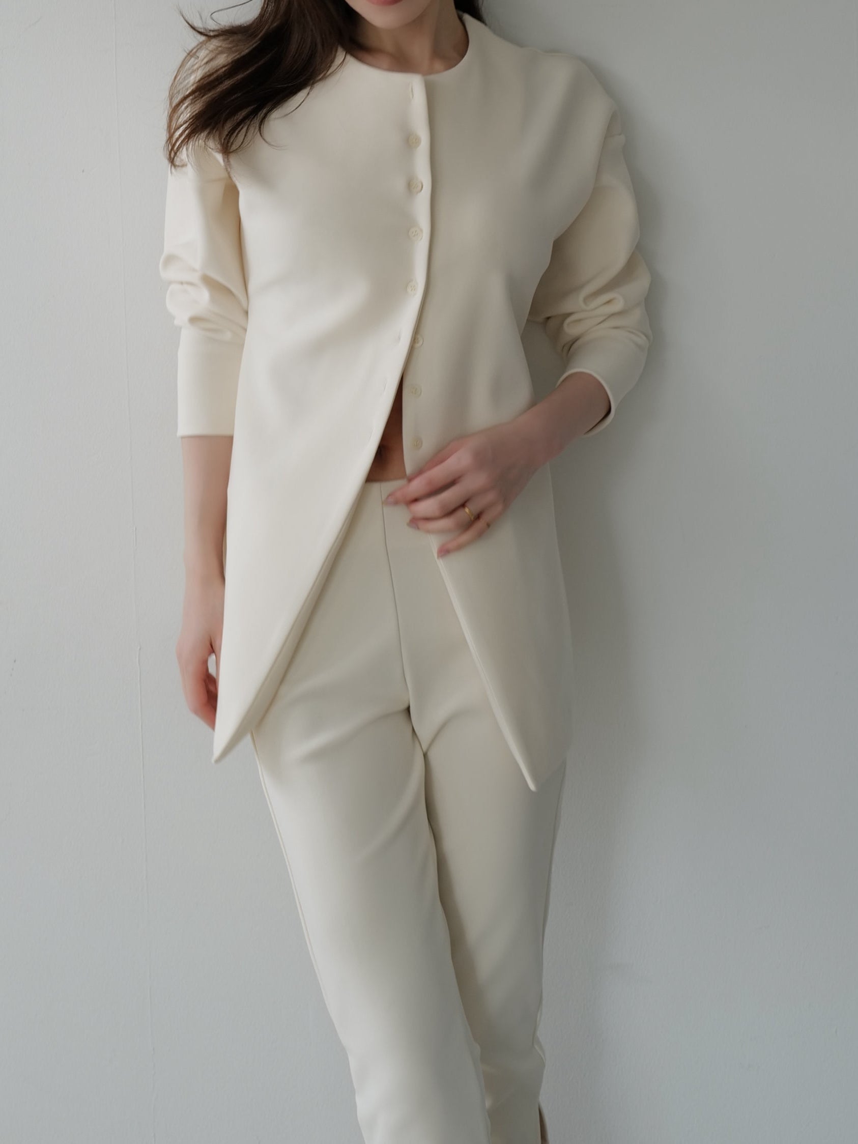 flare line button jacket