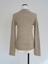 hook rib knit cardigan