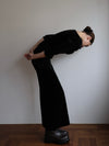 ［伊勢丹先行発売］ shirring drape velour dress