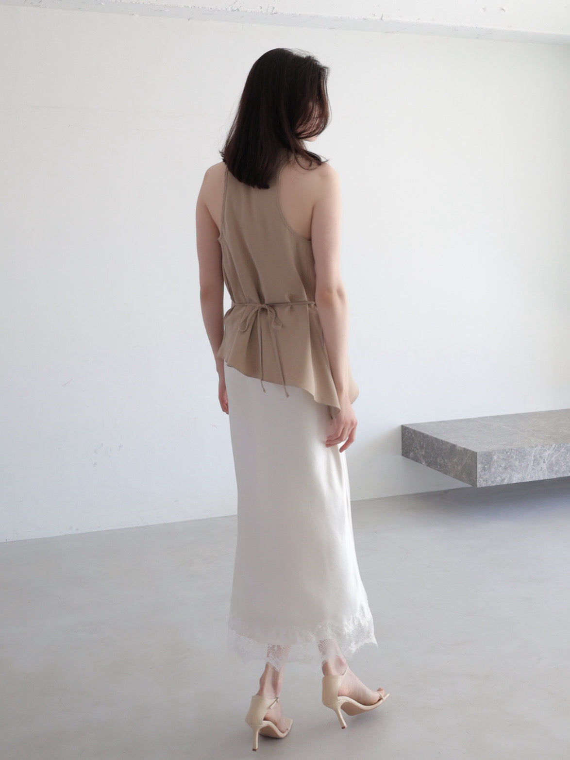 drape cowl blouse