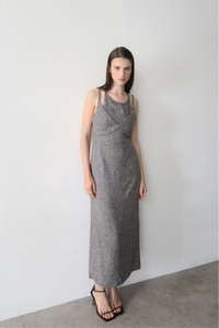sample sale / tweed tight cami dress