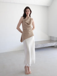 drape cowl blouse