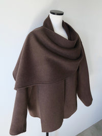 cashmere cape half coat