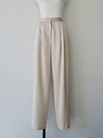 luxe satin wide pants