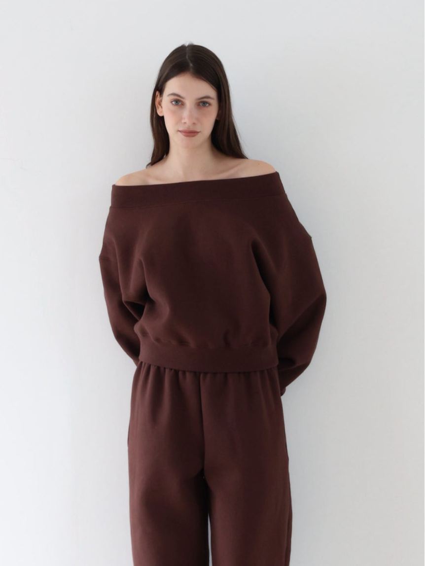 summer sale / off shoulder sweat
