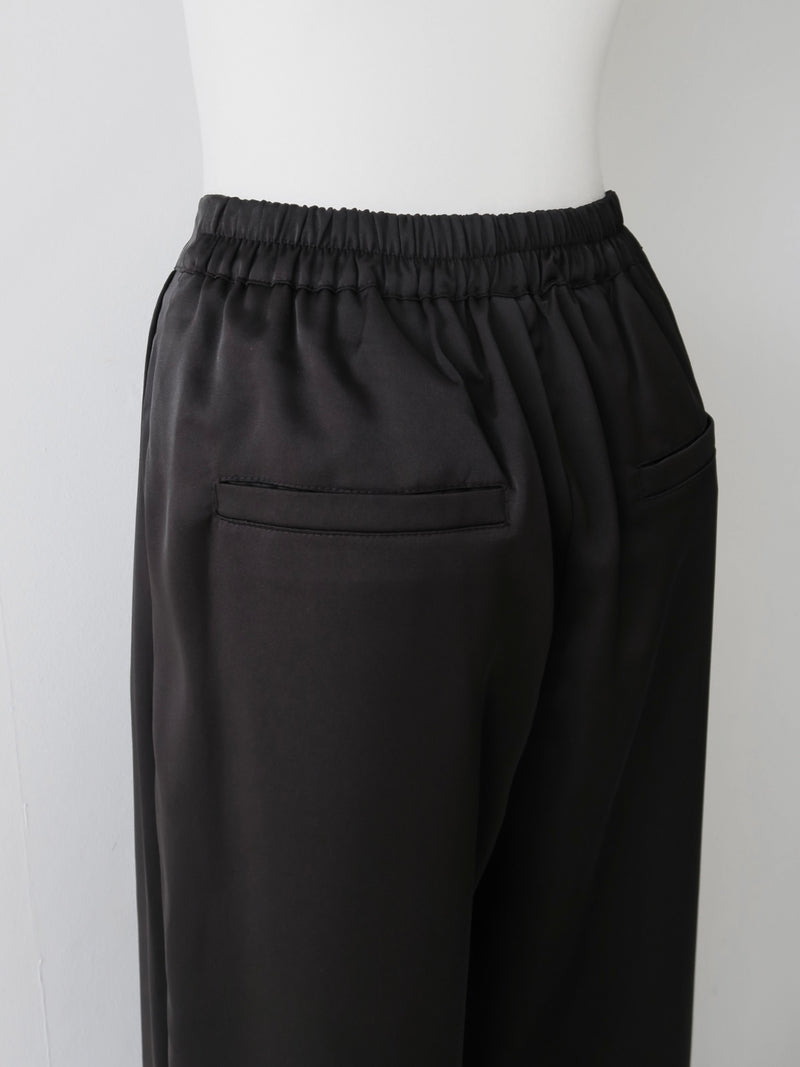 luxe satin wide pants