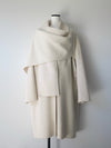 cashmere cape long coat