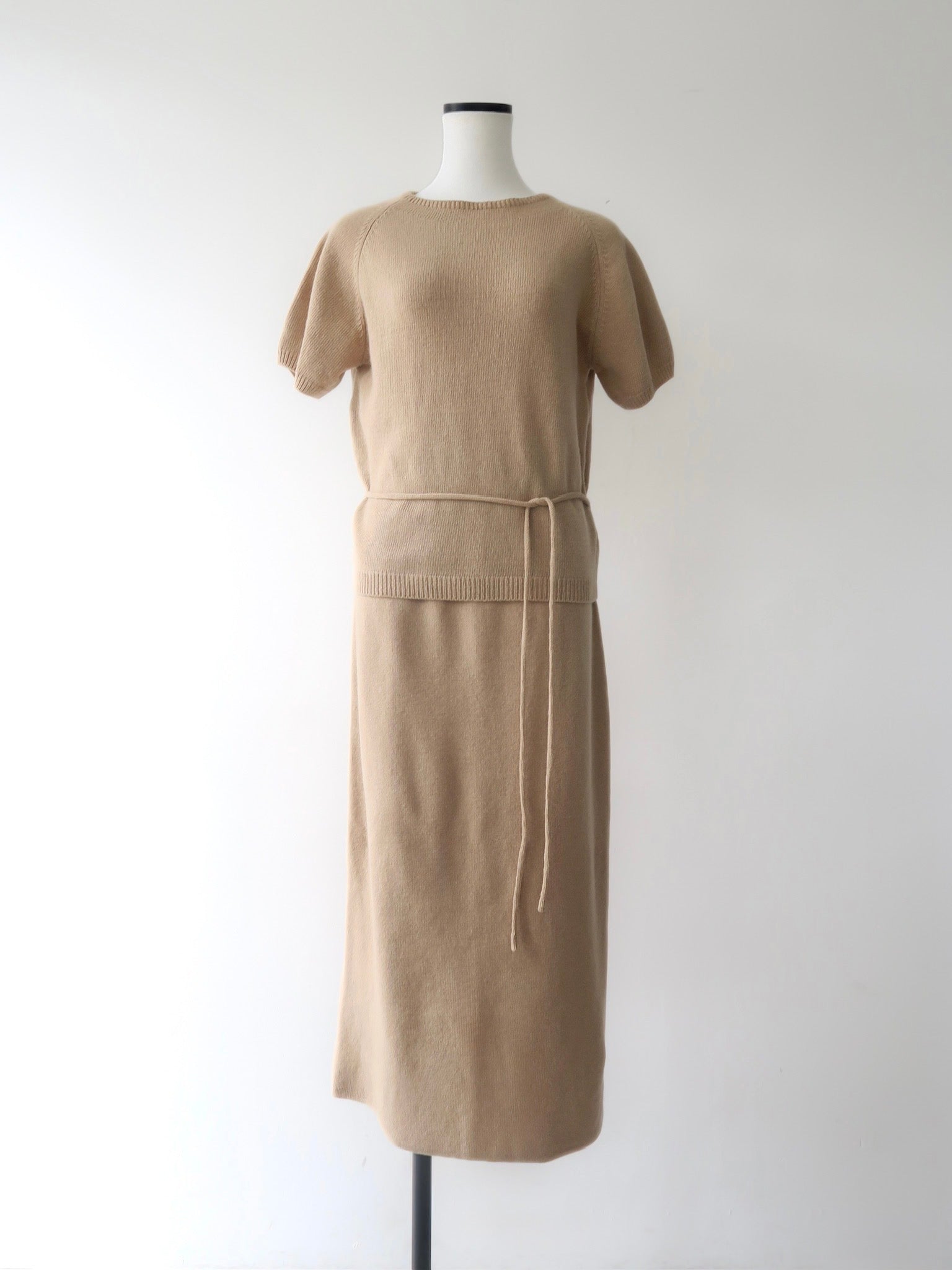 wool soft short sleeve knit