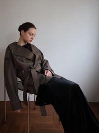 moca classic short trench coat