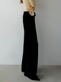 sample sale / brushed seed stitch knit pants