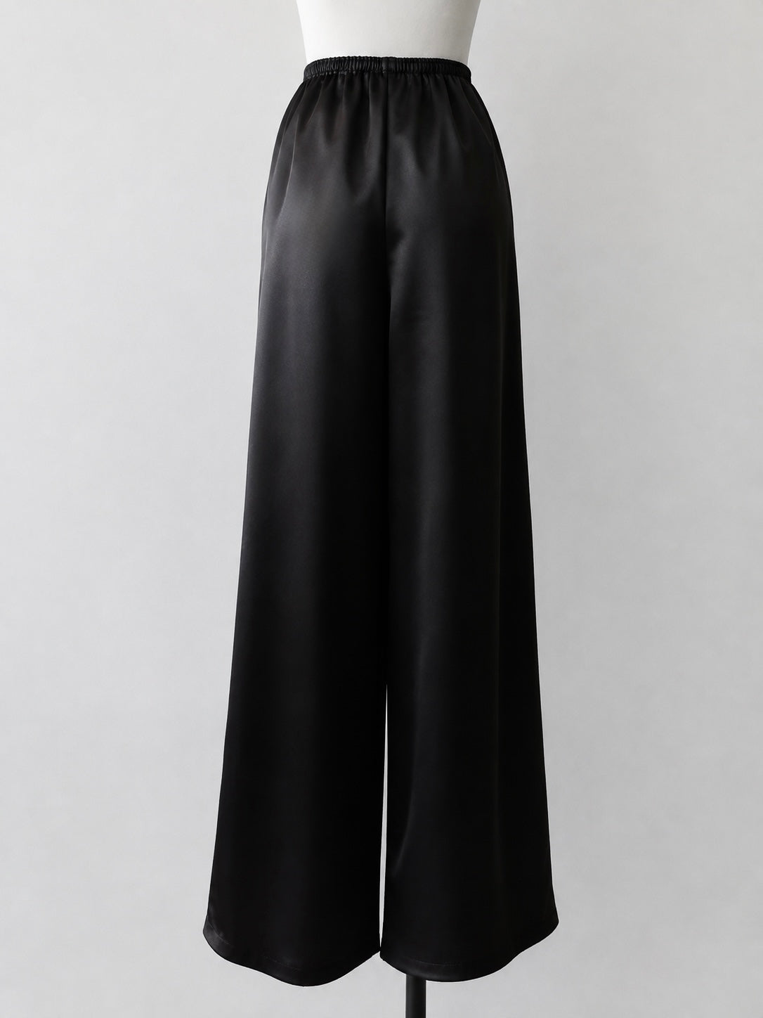 satin straight pants