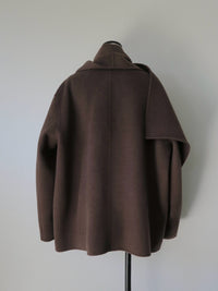 cashmere cape half coat