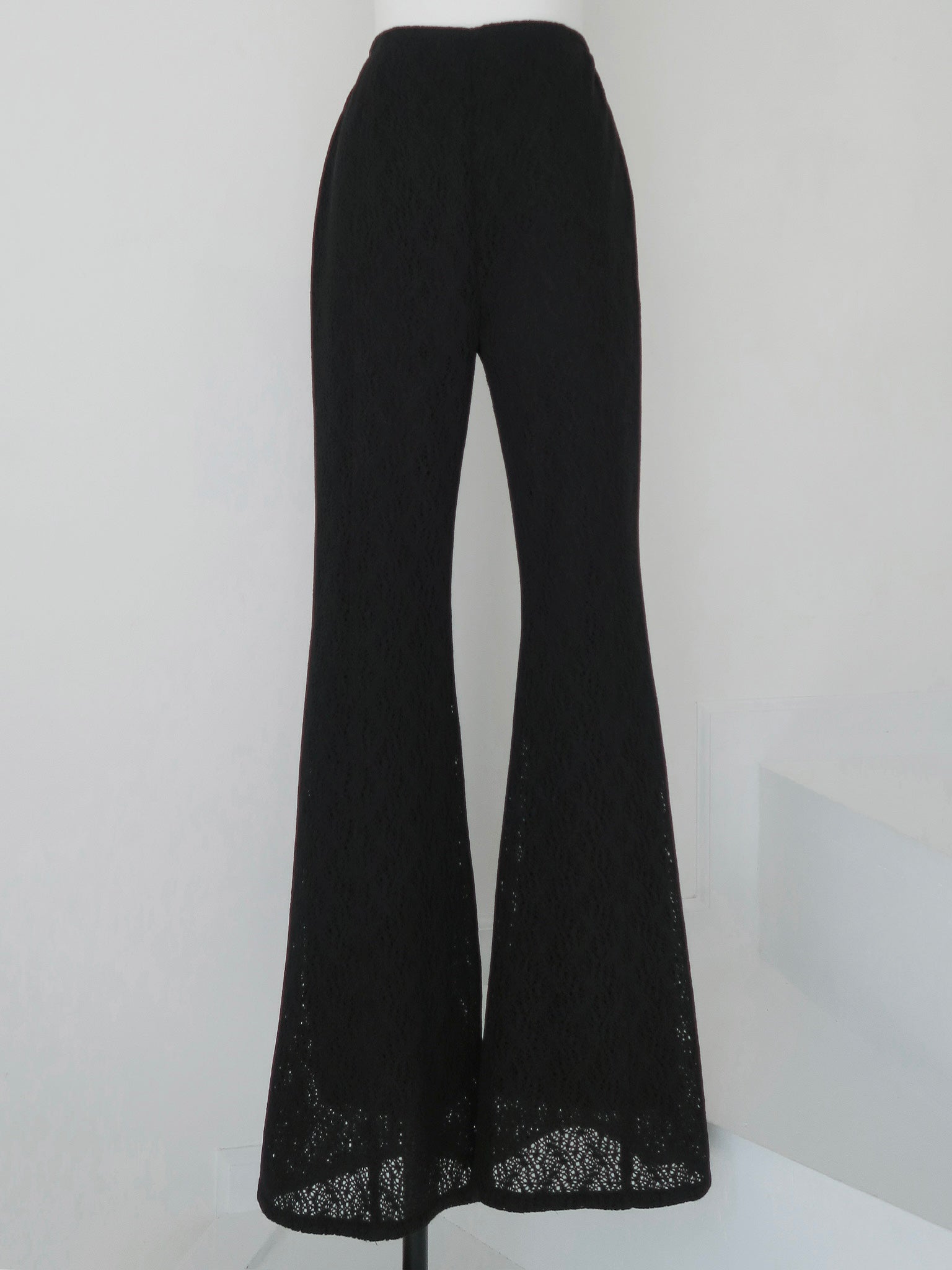 flared lace pants
