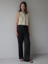 sample sale / mink-like fur short vest