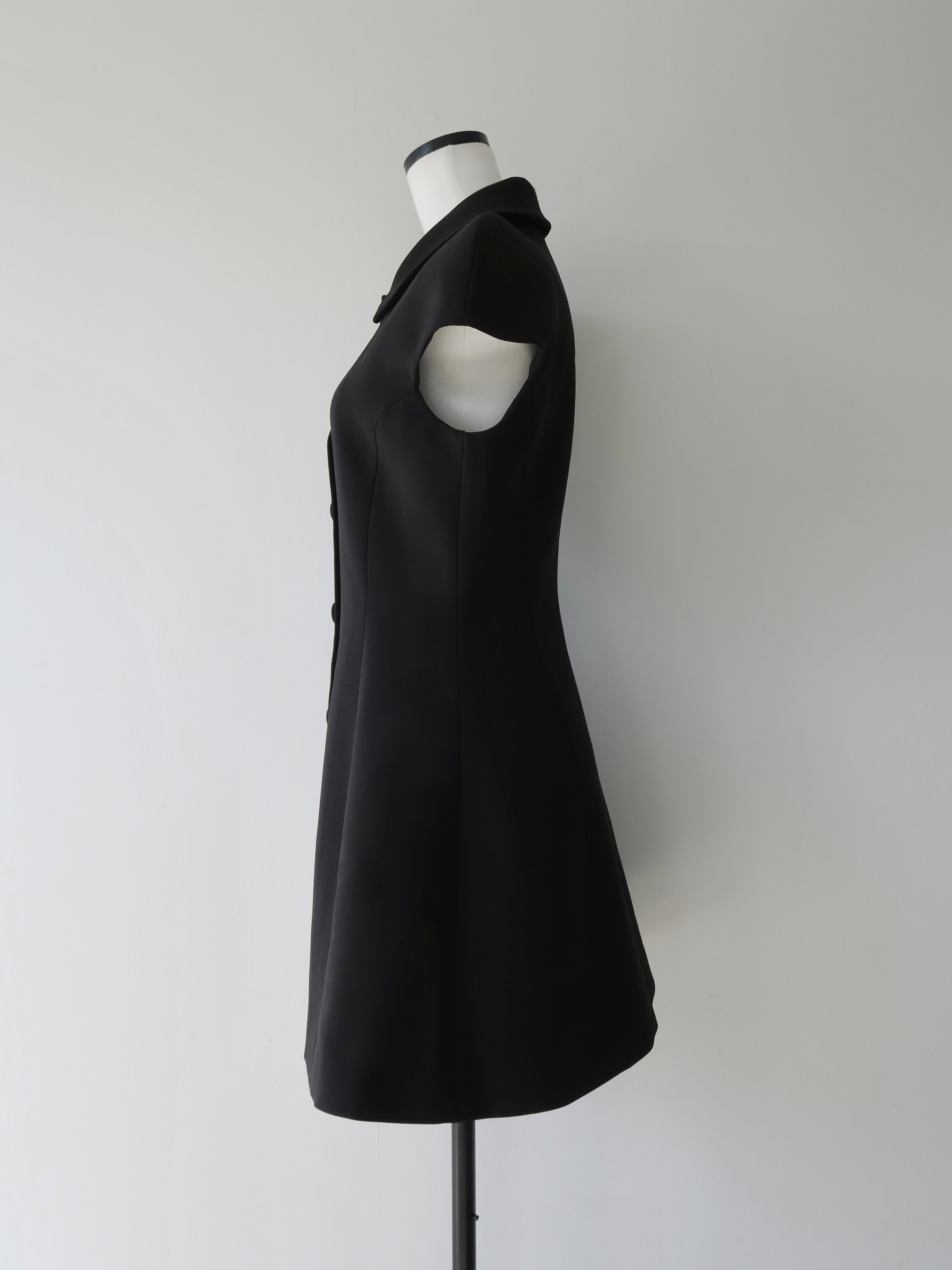 button up chic mini dress