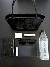 leather thin strap bag