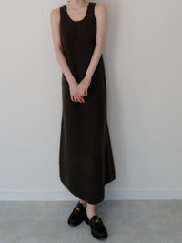 angora maxi knit dress