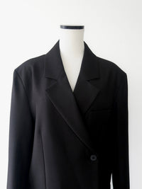 stripe-line tailored jacket