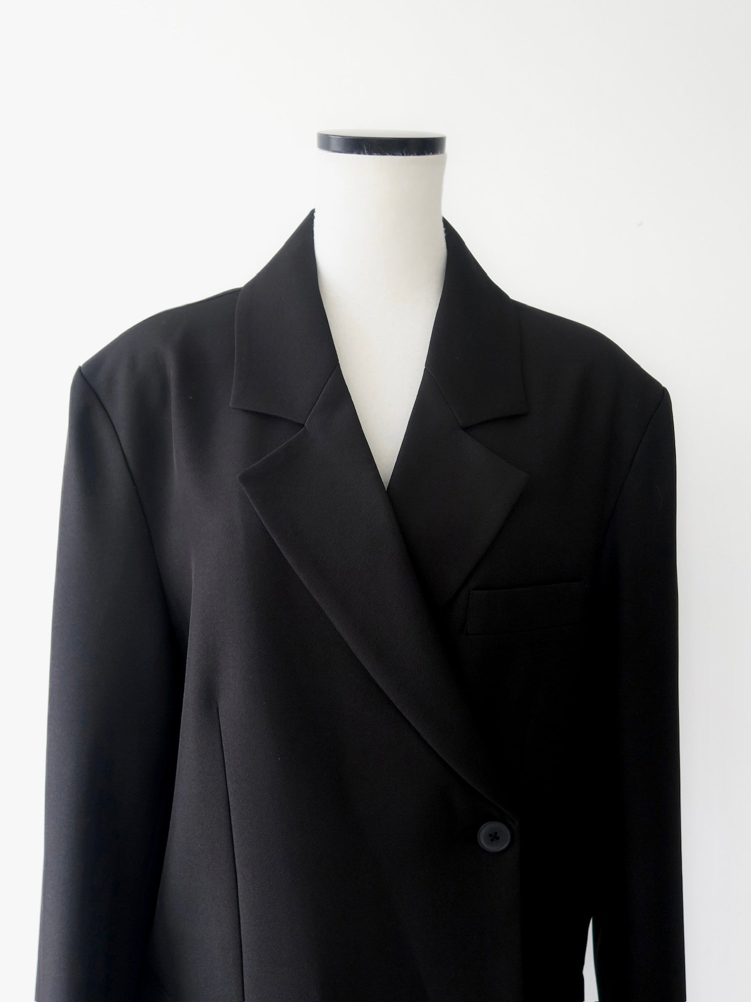 stripe-line tailored jacket