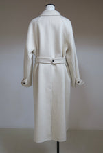 cashmere stand collar coat