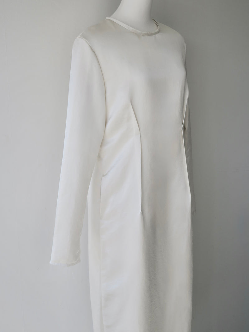 darted luster dress