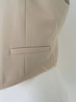 raw hem single vest