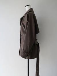 moca classic short trench coat