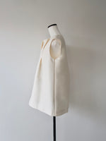 asymmetry tucked sleeveless top