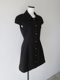 button up chic mini dress