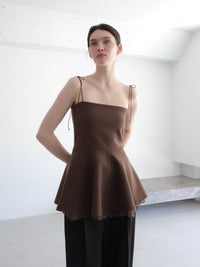 flare peplum top