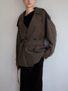 moca classic short trench coat