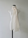 solid silk scarf