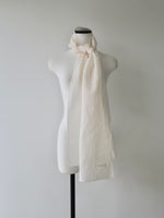 solid silk scarf