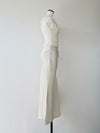 sheer nuance gathered dress