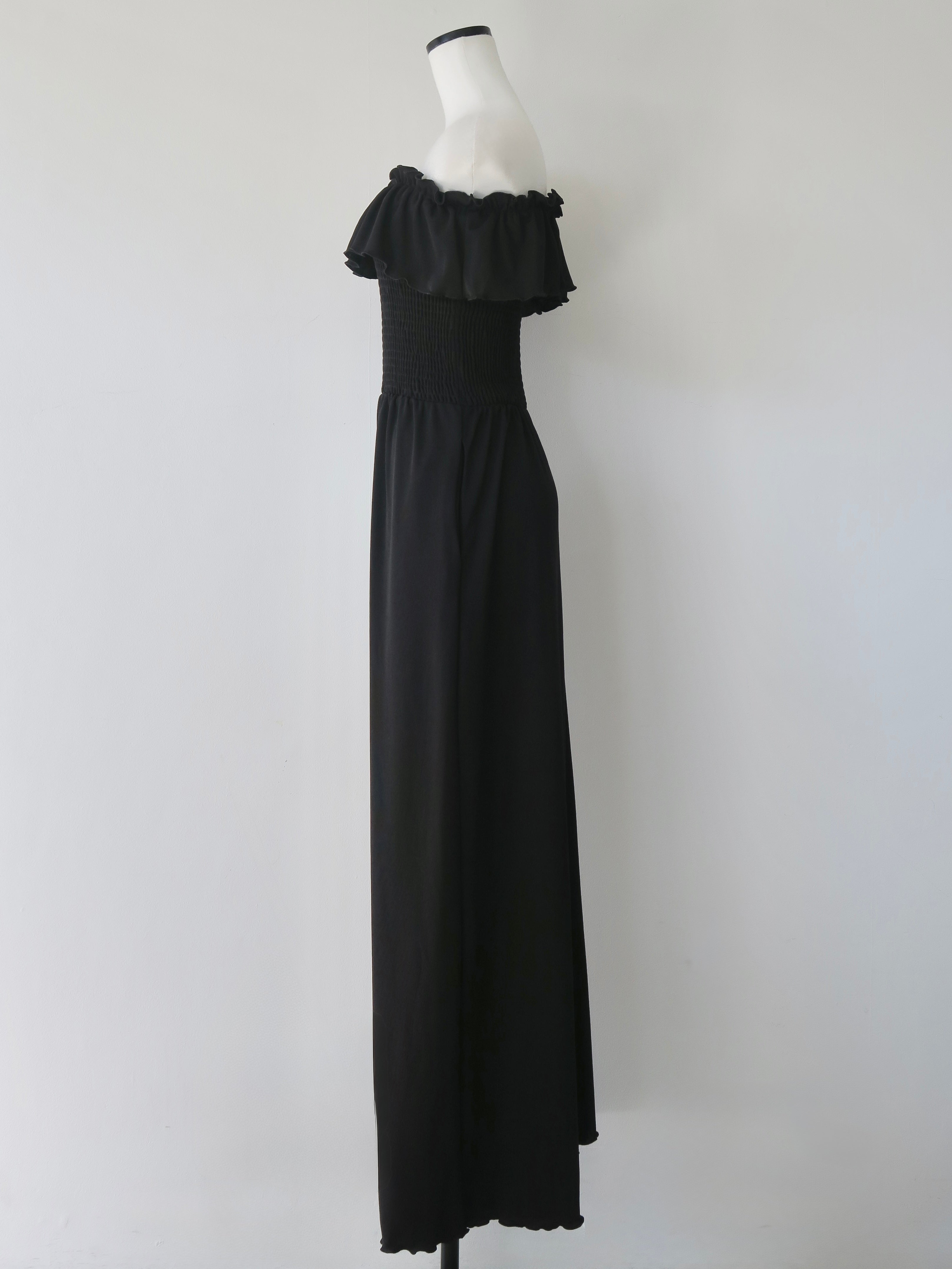 【新品未使用】 maison celon frill maxi jumpsuit frill maxi jumpsuit – célon