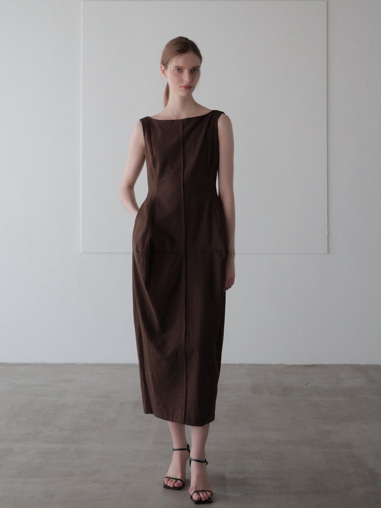 allure silhouette slinky maxi dress (POP UP)