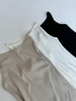 boat neck sleeveless top