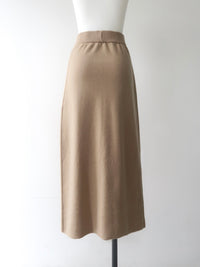 wool soft knit skirt