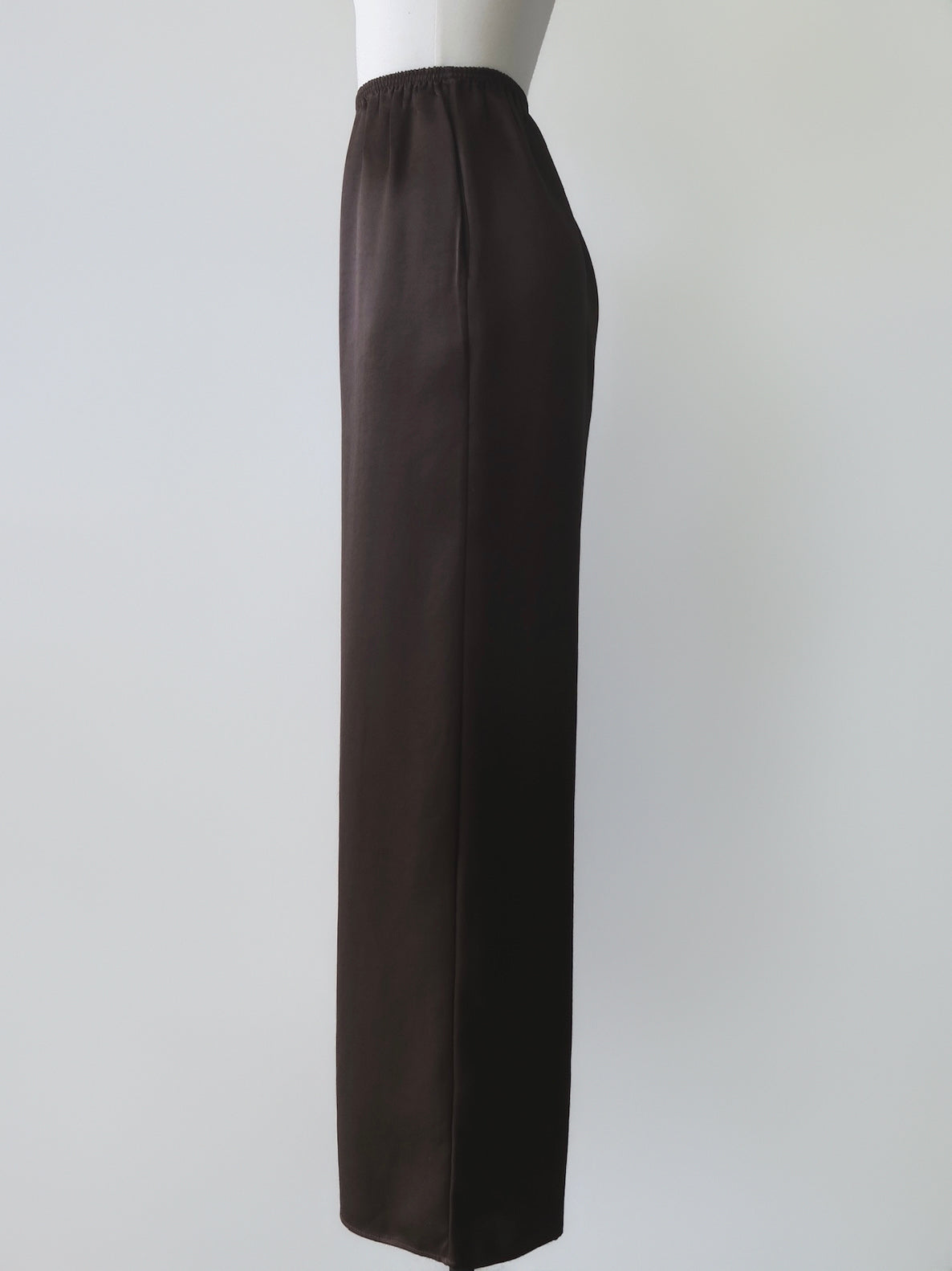 satin straight pants