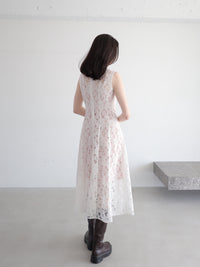 classic lace long dress