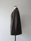vegan leather single jacket