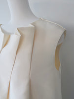 asymmetry tucked sleeveless top