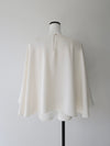 cascade layered-like blouse