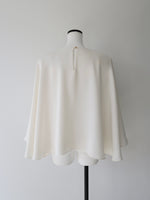 cascade layered-like blouse