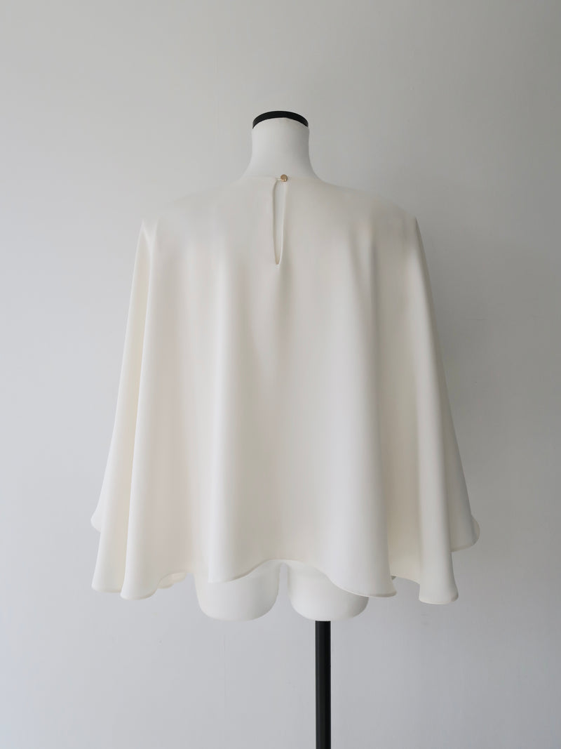 cascade layered-like blouse