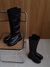 volume sole long boots