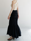 one shoulder ruched tank