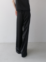luxe satin wide pants